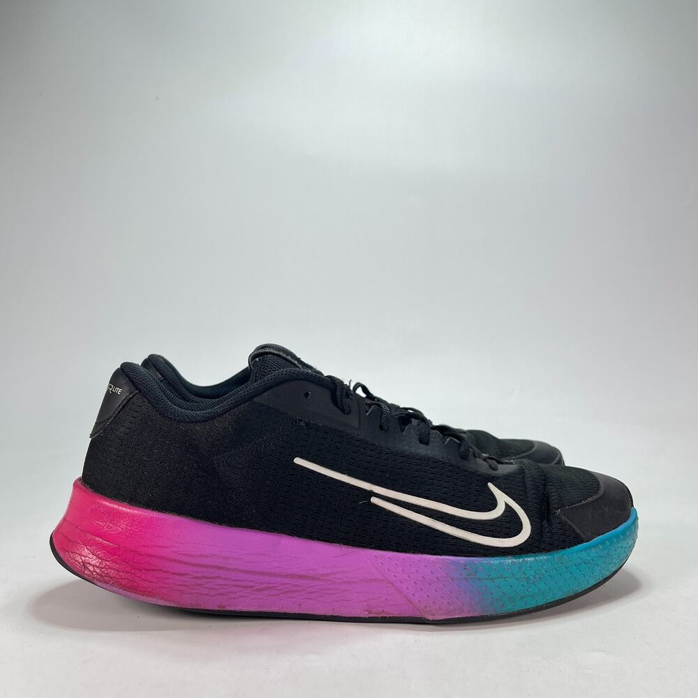 Nike Court Vapor Lite 2 Black Pink Running Shoes Sneakers Men's Size 13